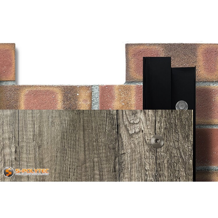 Die schwarzen Alu Fassadenprofile mit 2000mm Länge sind zu günstigen Staffelpreisen erhältlich.