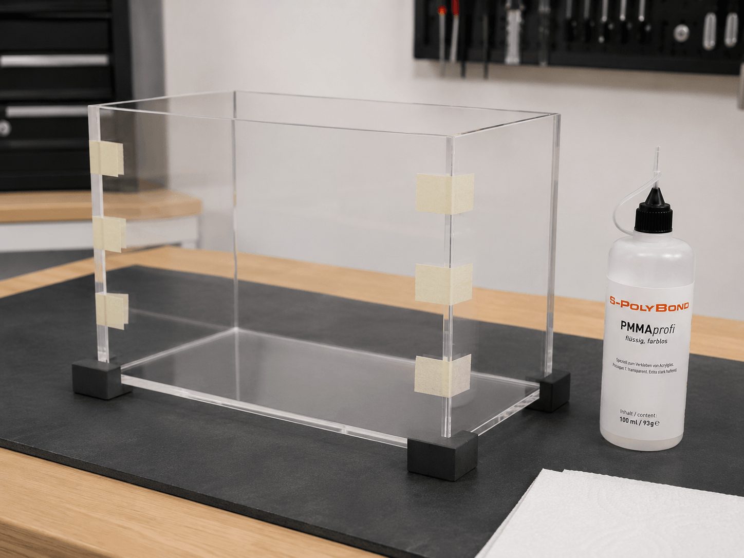 Acrylglas Aquarium mit S-Polybond PMMAprofi kleben