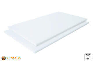 Unsere kratzunempfindlichen UV-beständigen wetterfesten Acrylglasplatten in Milchglas-Optik im Onlineshop von S-Polytec