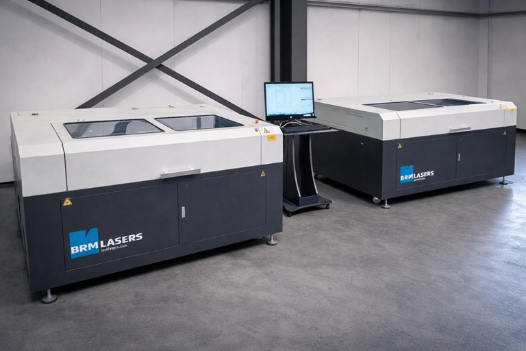 CO² Laserschneidmaschine für polierte Kanten bei Acrylglas