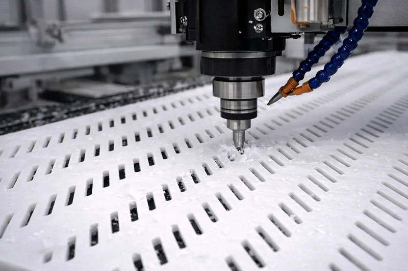 CNC Bearbeitung von Kunststoffplatten: Fräsen von Schlitzen und Konturen