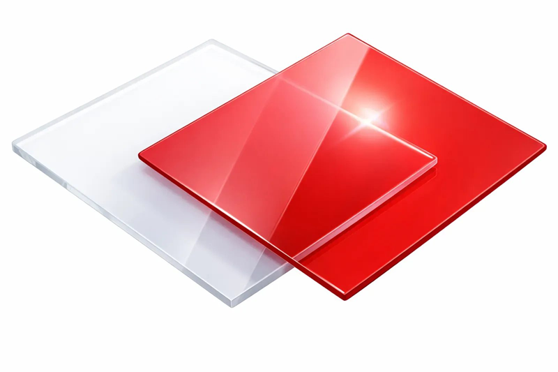 Kunststoffplatten: verschiedene Materialien und Farben